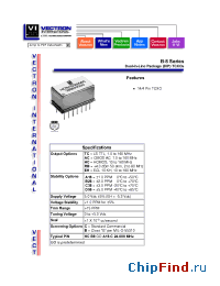 Datasheet ACA16B manufacturer Vectron