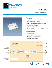 Datasheet CS300 manufacturer Vectron