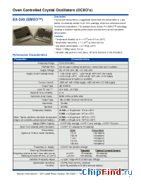 Datasheet EX-240-CHB-108F-10.000 manufacturer Vectron