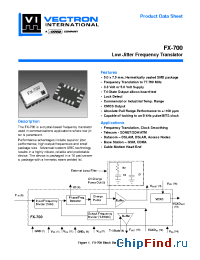 Datasheet FX-700-LAC-HNJ manufacturer Vectron