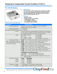 Datasheet TC-140-BAC-1PMB manufacturer Vectron