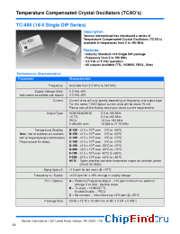 Datasheet TC-400-CAC-106B160 manufacturer Vectron