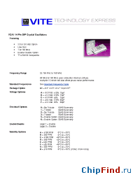 Datasheet VCA1-B0H manufacturer Vectron