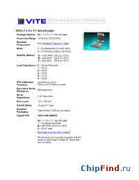 Datasheet VXC3-1B1 manufacturer Vectron