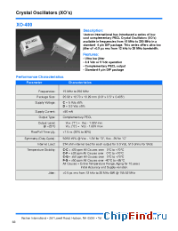 Datasheet XO-400-CFC-F manufacturer Vectron