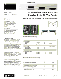 Datasheet I048C030T015P2 manufacturer Vicor