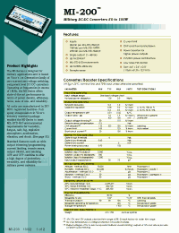 Datasheet MI-274-IW manufacturer Vicor