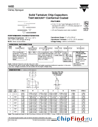 Datasheet 195D104X-050C2T manufacturer Vishay