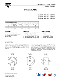 Datasheet 2N4118A manufacturer Vishay