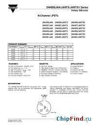 Datasheet 2N4856JANTX manufacturer Vishay