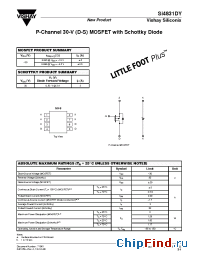 Datasheet 71061 manufacturer Vishay