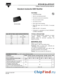 Datasheet BYG10G-TR manufacturer Vishay