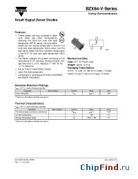 Datasheet BZX84C2V4-V manufacturer Vishay