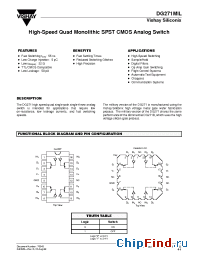 Datasheet DG271AK manufacturer Vishay