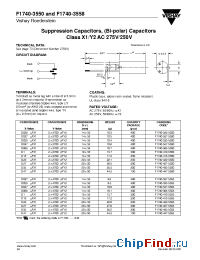 Datasheet F1740-322-3550 manufacturer Vishay