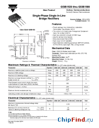 Datasheet GSIB1540 manufacturer Vishay