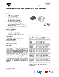 Datasheet IL300-DEFG-X006 manufacturer Vishay