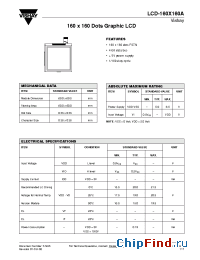 Datasheet LCD-160X160A manufacturer Vishay
