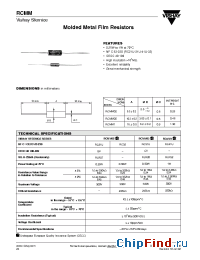 Datasheet RCMM05 manufacturer Vishay