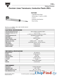 Datasheet REC110L3A103W manufacturer Vishay