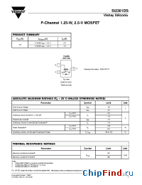 Datasheet SI2301DS manufacturer Vishay