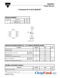 Datasheet SI9433DY manufacturer Vishay