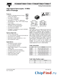 Datasheet VO0600T manufacturer Vishay