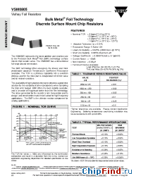 Datasheet VSM0805KDBT manufacturer Vishay