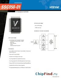 Datasheet SSC050-01 manufacturer Vitesse