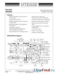 Datasheet VSC870TX manufacturer Vitesse