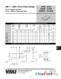 Datasheet 3102UF manufacturer Voltage Multipliers