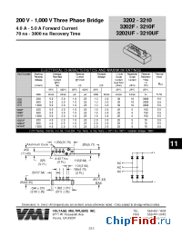 Datasheet 3206 manufacturer Voltage Multipliers