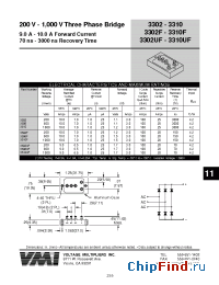 Datasheet 3310F manufacturer Voltage Multipliers
