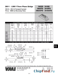 Datasheet 3402UFB manufacturer Voltage Multipliers