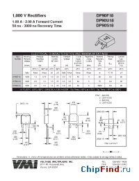 Datasheet DP90S18 manufacturer Voltage Multipliers