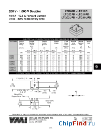 Datasheet LTI202FD manufacturer Voltage Multipliers