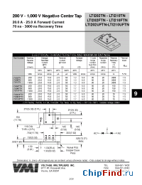 Datasheet LTI202FTN manufacturer Voltage Multipliers