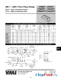 Datasheet LTI602UFT manufacturer Voltage Multipliers