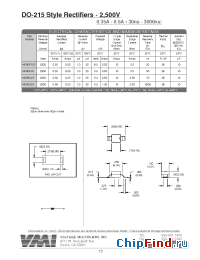 Datasheet MD90U25 manufacturer Voltage Multipliers