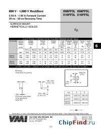 Datasheet X06FF5L manufacturer Voltage Multipliers