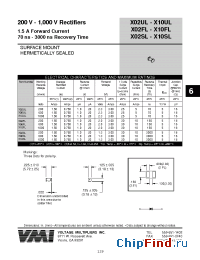 Datasheet X10UL manufacturer Voltage Multipliers