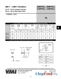 Datasheet Z06FF3L manufacturer Voltage Multipliers
