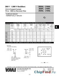 Datasheet Z06UL manufacturer Voltage Multipliers