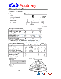 Datasheet W03304SSC-62 manufacturer Waitrony