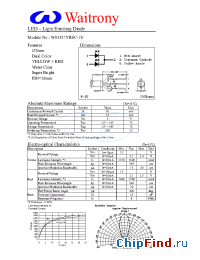 Datasheet W03327YRSC-1U manufacturer Waitrony