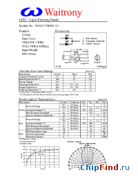 Datasheet W03327YRSW-1U manufacturer Waitrony