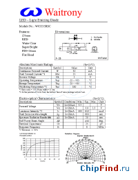 Datasheet W03335RSC manufacturer Waitrony
