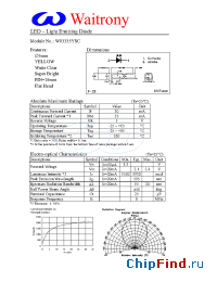 Datasheet W03335YSC manufacturer Waitrony