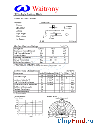 Datasheet W03360YHD manufacturer Waitrony