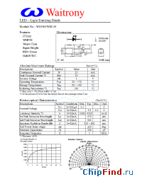 Datasheet W03365WSC-N manufacturer Waitrony